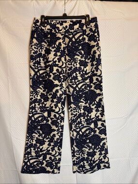 Loft Batik linen and rayon trousers size 2
